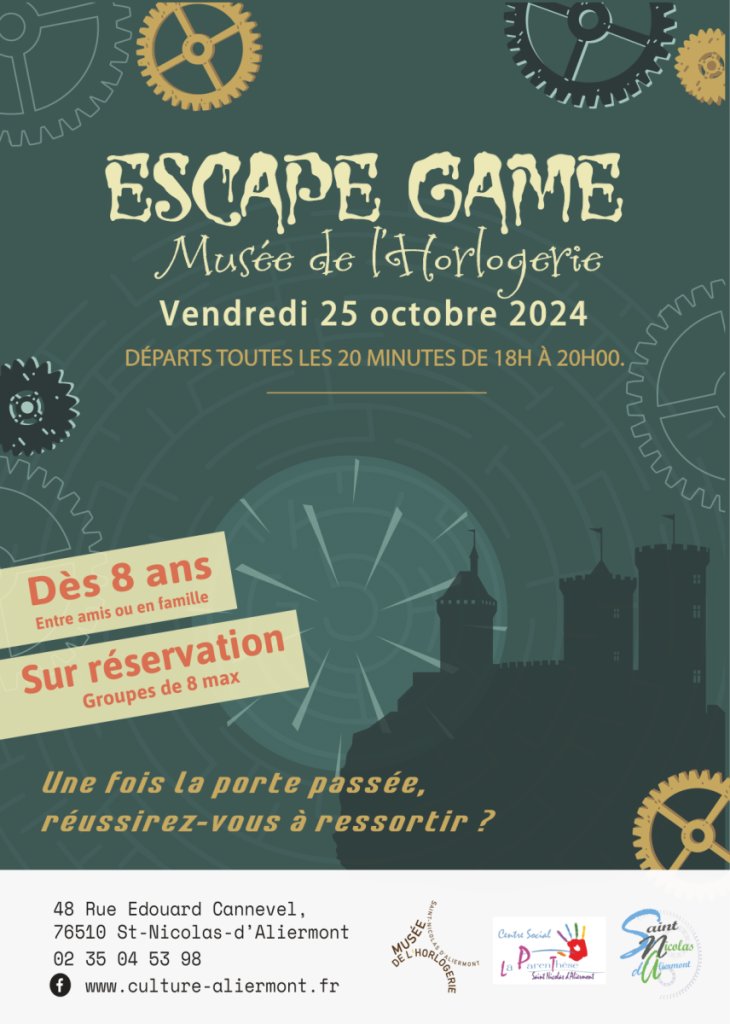 Escape game 25 octobre