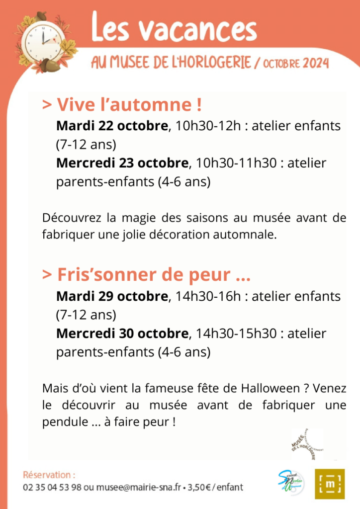 ateliers automne 2024